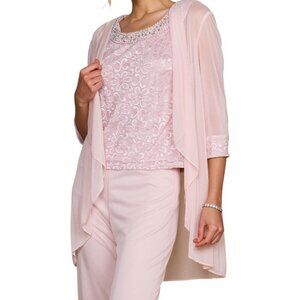 R&M Richards 5008 Blush Mother Of The Bride Pant Suit Jacket